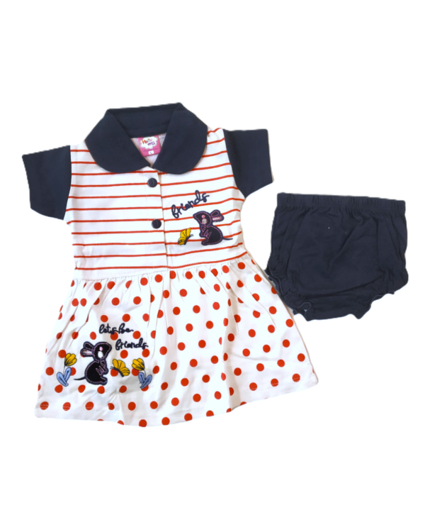 Baby (Girl’s) Frock with Bloomers.