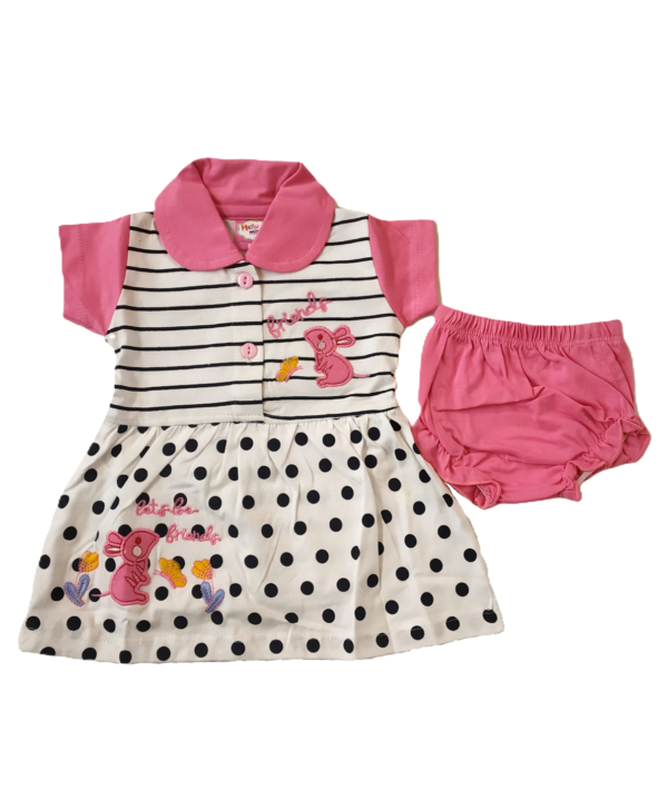 Baby (Girl’s) Frock with Bloomers.