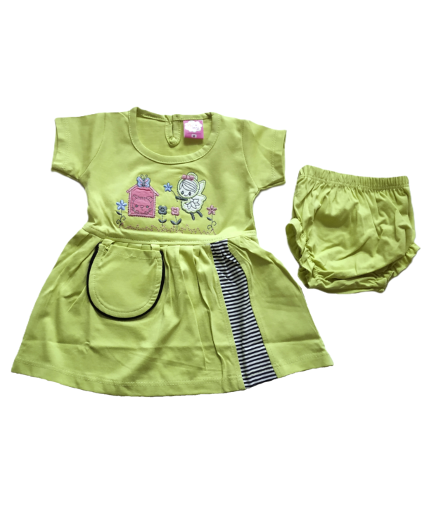 Baby (Girl’s) Frock with Bloomers.