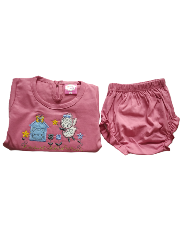 Baby (Girl’s) Frock with Bloomers. - Image 5