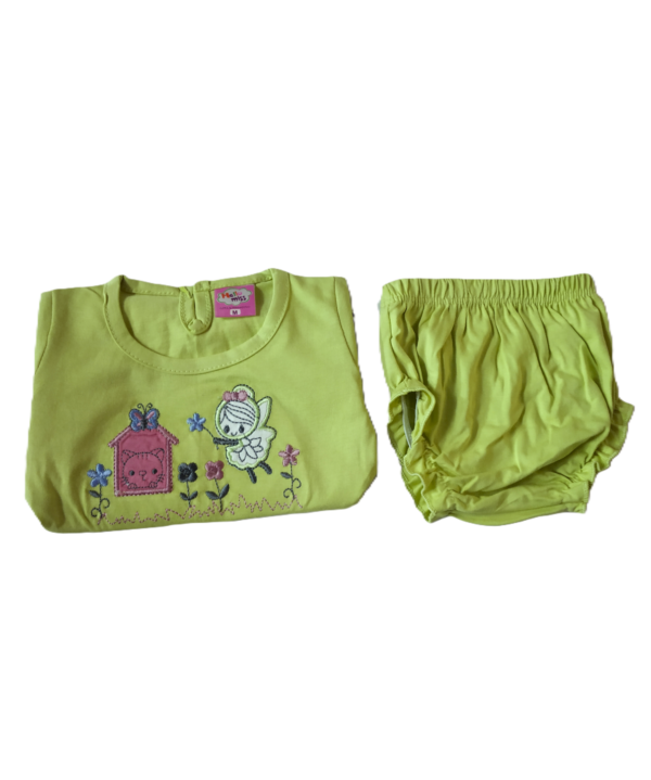Baby (Girl’s) Frock with Bloomers. - Image 5