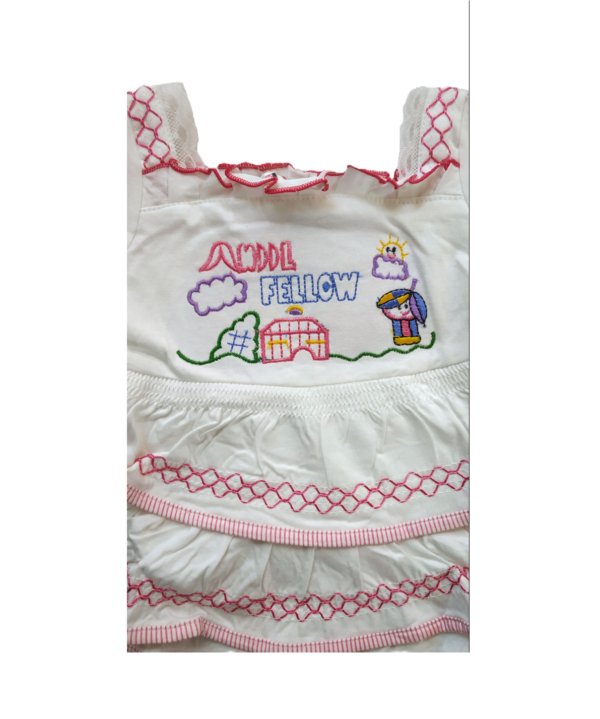 Baby (Girls) Frock With Pyjama Set. - Image 2