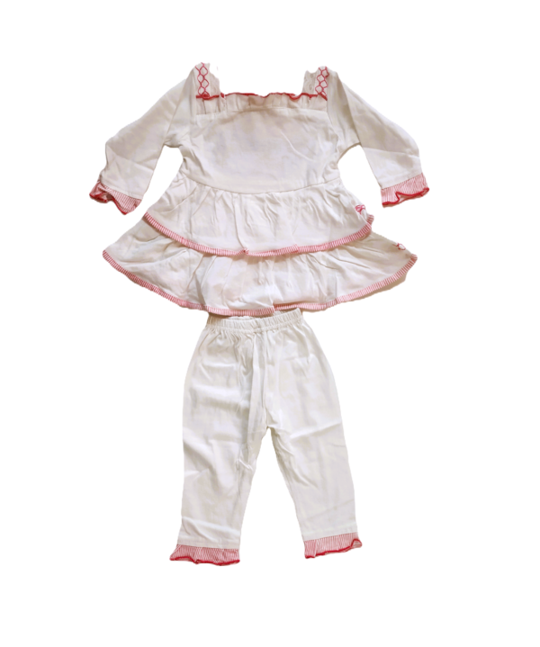 Baby (Girls) Frock With Pyjama Set. - Image 3
