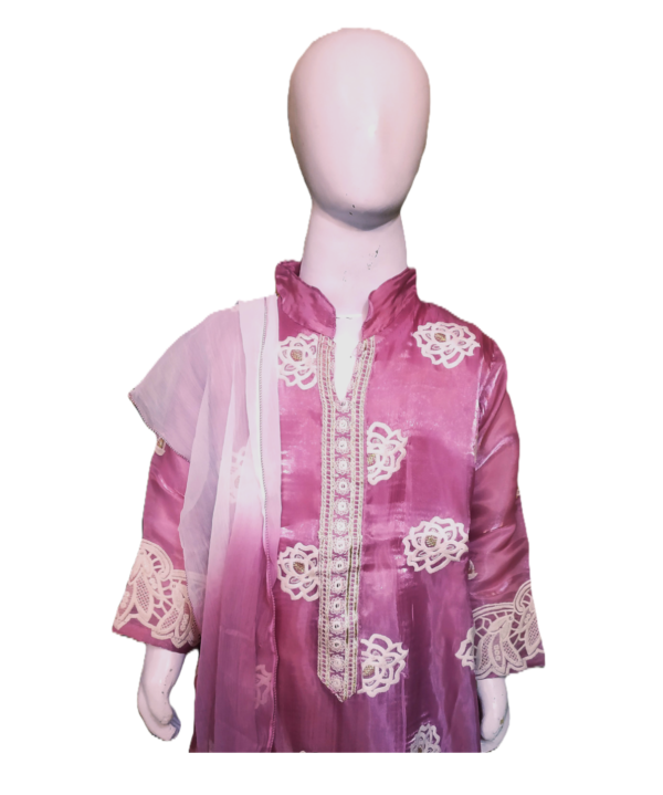 Jimmy Chu Suit Set For Kids Girls, Onion Colour - Image 2