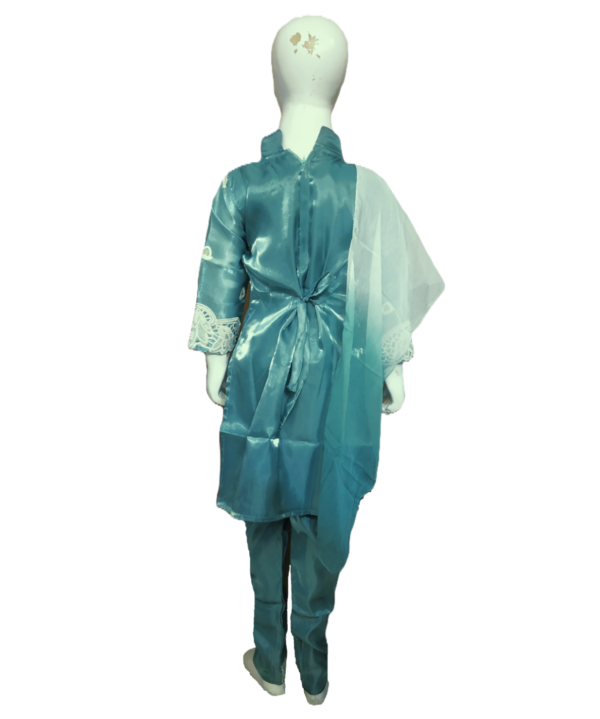 Jimmy Chu Suit Set For Kids Girls. Light Green Colour. - Image 3