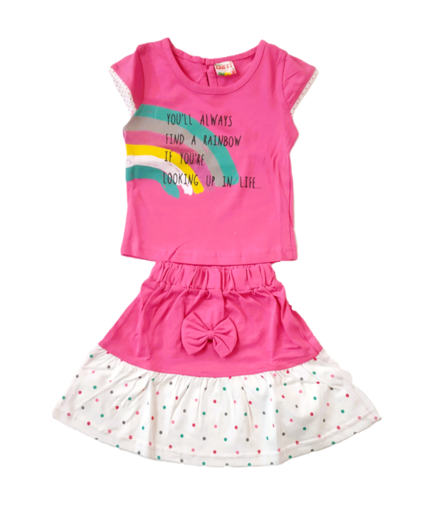 Baby (Girls) Top and Skirt Set.
