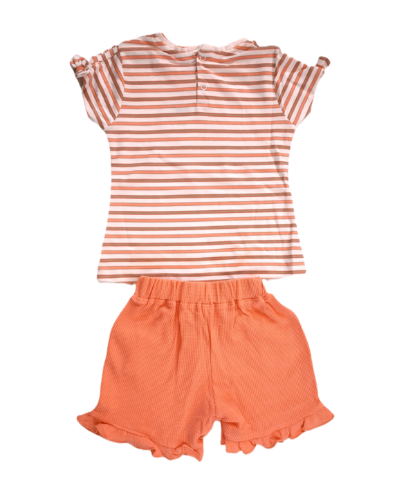 Kids Girls Striped Top with Shorts. - Image 3