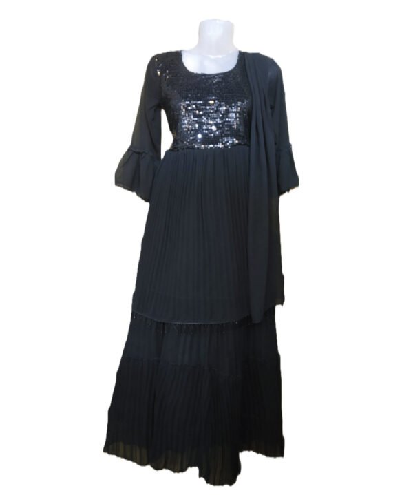 Lehenga Choli for women, Georgette, Black Colour