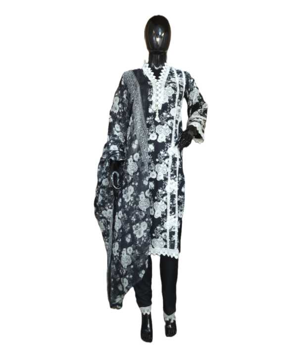 Stiched Printed Suit Set for Women. - Image 2