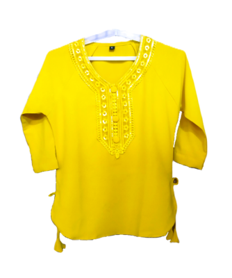 Bright Yellow Women's Top.